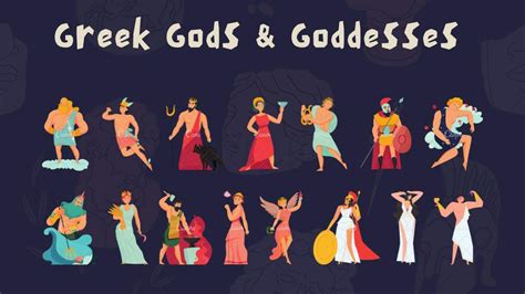 12 Greek Gods and Goddesses .